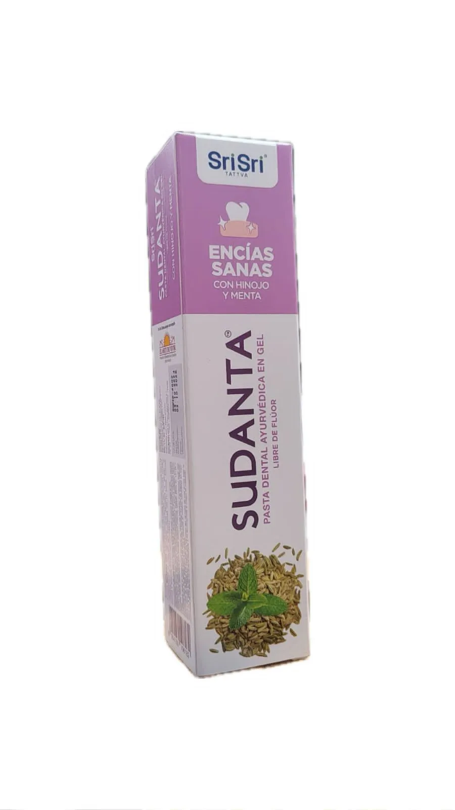 PASTA DENTAL AYURVEDICA EN GEL ENCIAS SANAS | SUDANTA SRI SRI TATTVA 50g