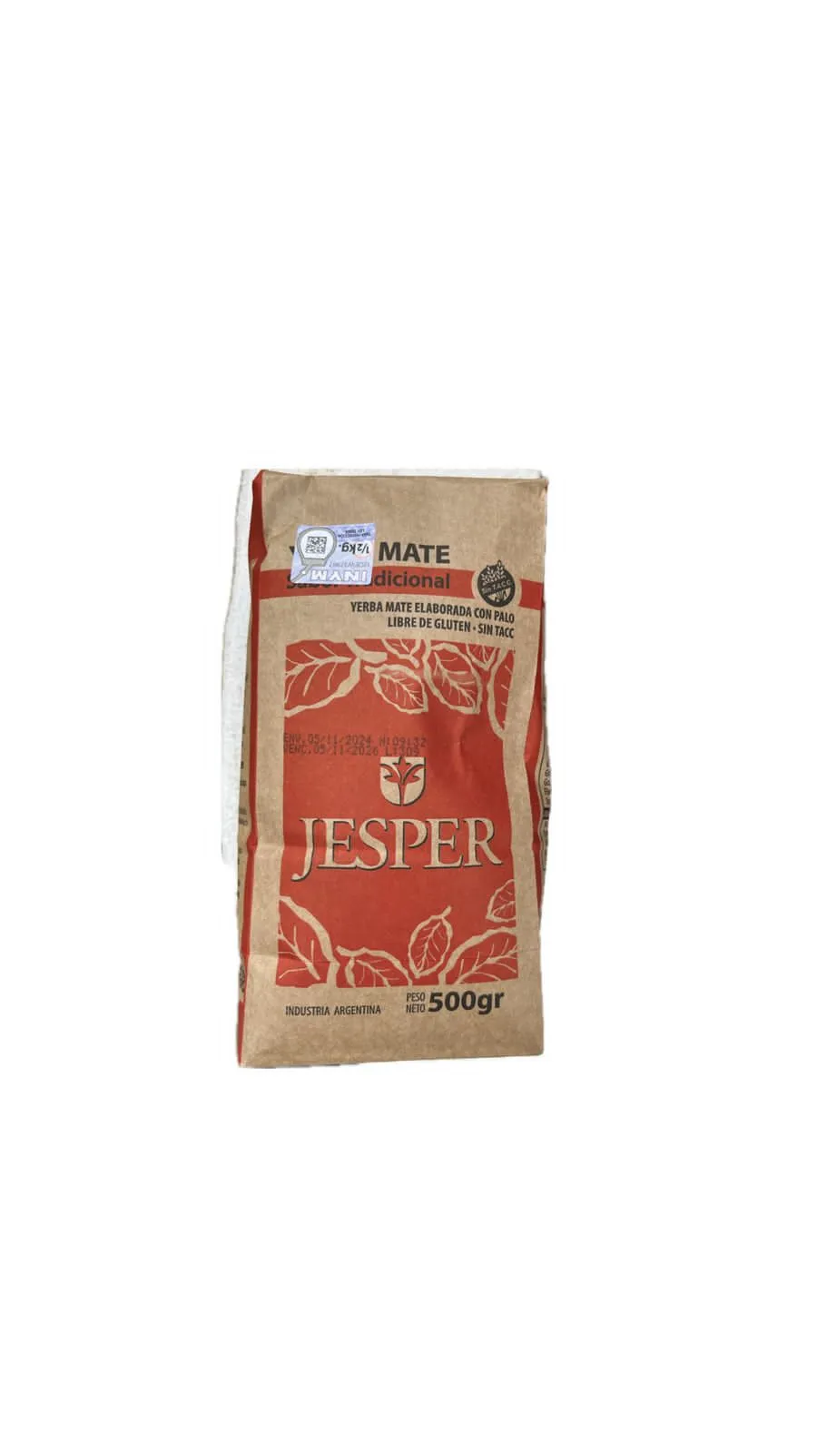 YERBA MATE JESPER TRADICIONAL l PRECIO POR MEDIO KILO
