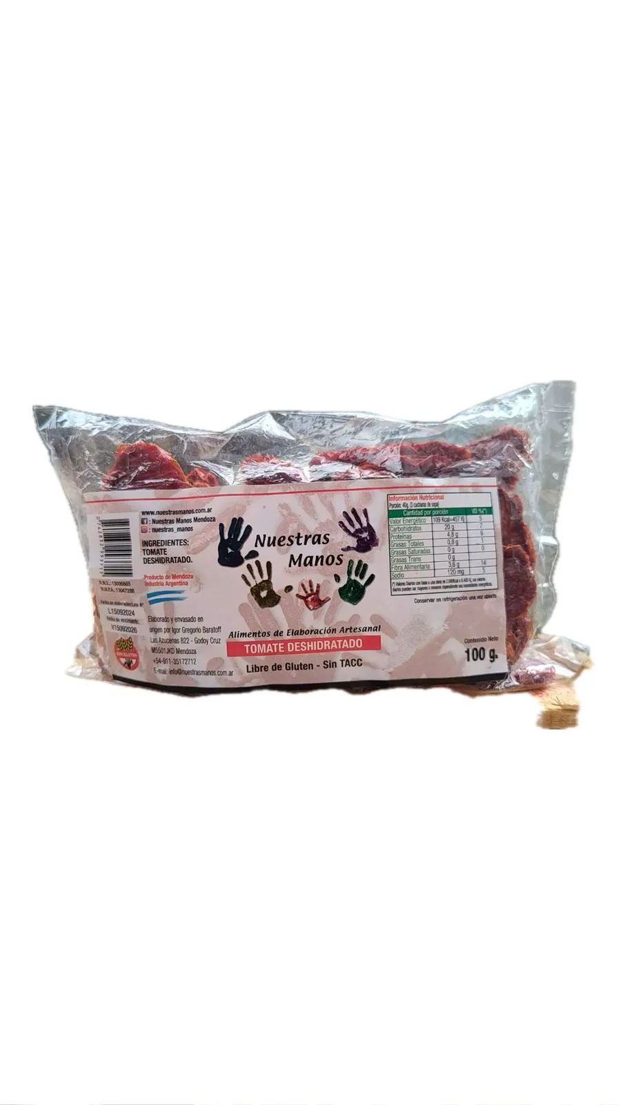TOMATES SECOS l NUESTRAS MANOS 100g