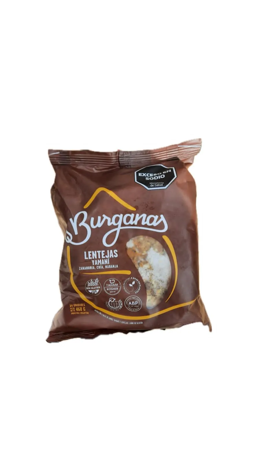 MEDALLONES DE LENTEJAS Y YAMANI | BURGANAS x4u 460g