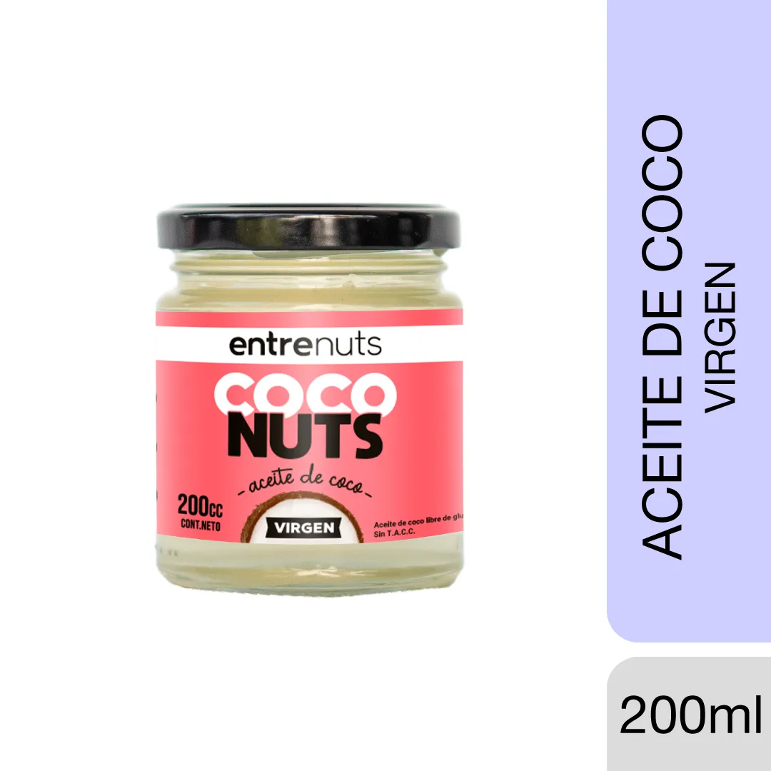 ACEITE DE COCO VIRGEN l ENTRE NUTS 200g