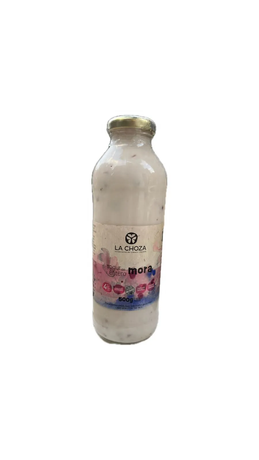YOGUR ENTERO DE MORA l LA CHOZA 500g