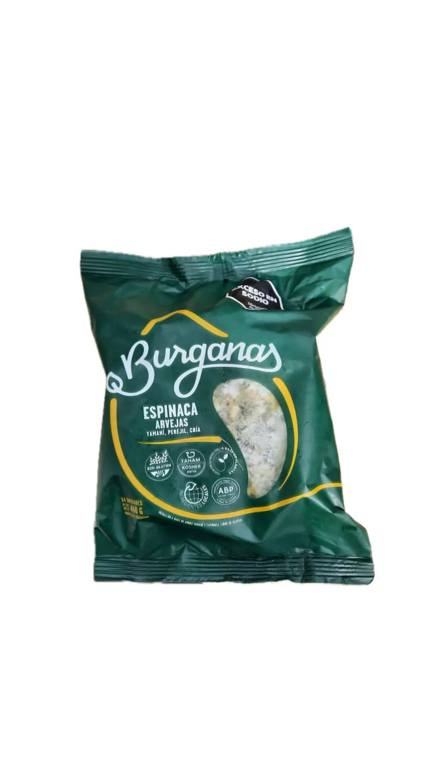 MEDALLONES DE ESPINACA Y ARVEJAS | BURGANAS x4u 460g
