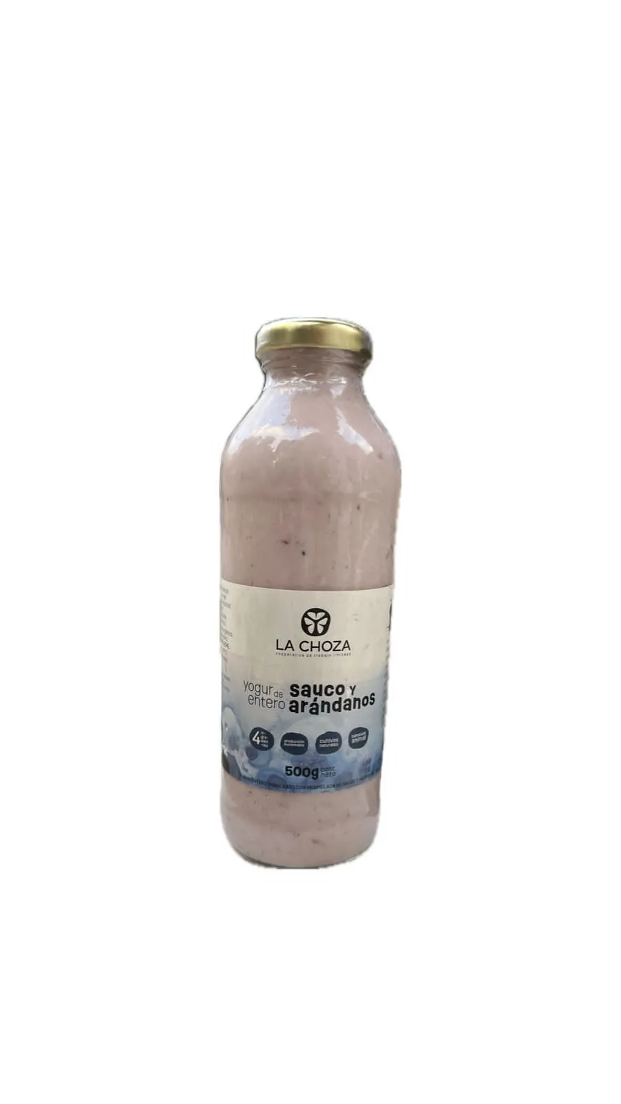 YOGUR ENTERO DE SAUCO Y ARÁNDANOS l LA CHOZA 500g